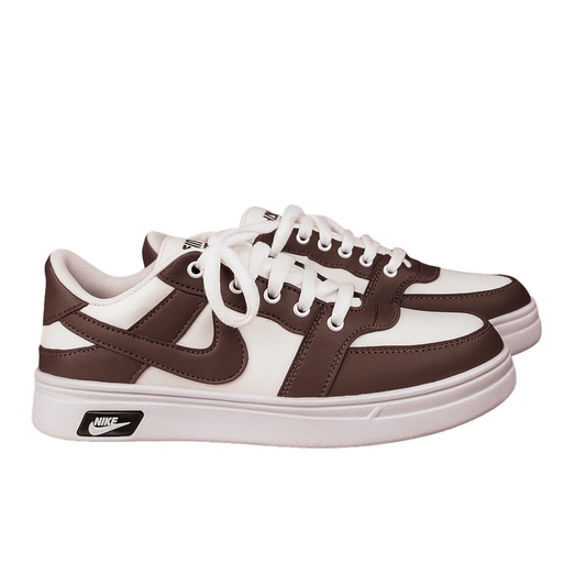 Nike Airforce Brown & White Sneakers