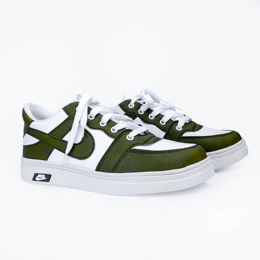 Nike Airforce Green & White Sneakers