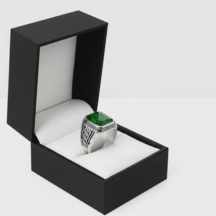 The Perfect Pair ( Emerald Ring + Ruby Ring )
