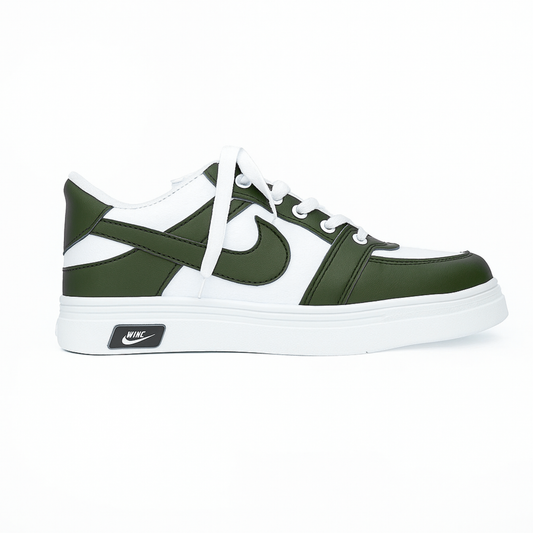 Nike Airforce Green & White Sneakers