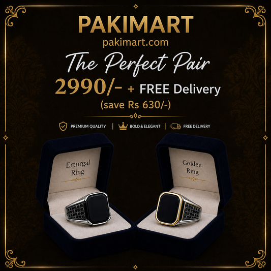 The Perfect Payer (Ertugrul +Golden/silver Edge Black Ring)