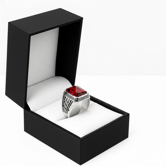 The Perfect Pair ( Emerald Ring + Ruby Ring )